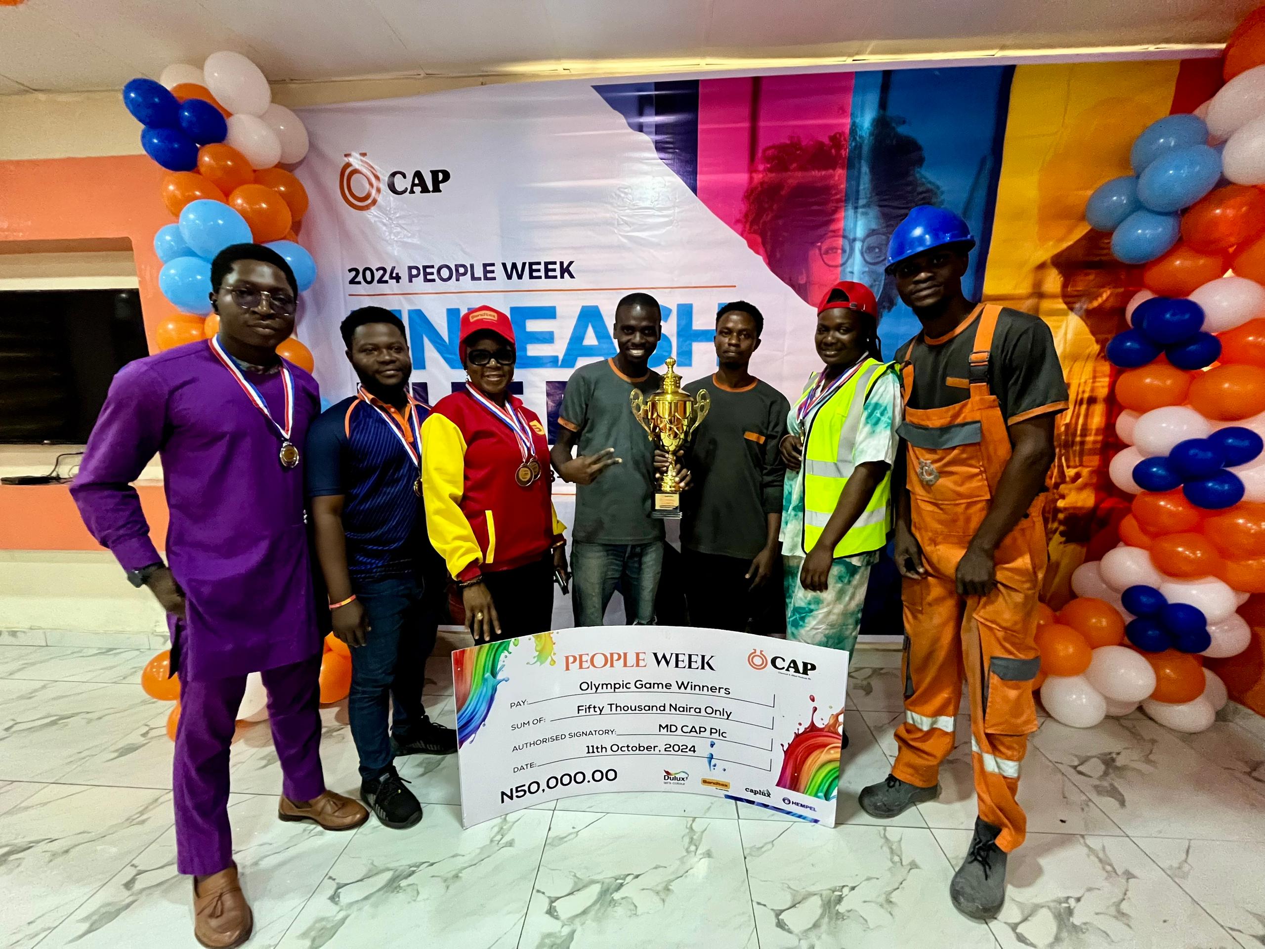 CAP People Week Olympic Winners