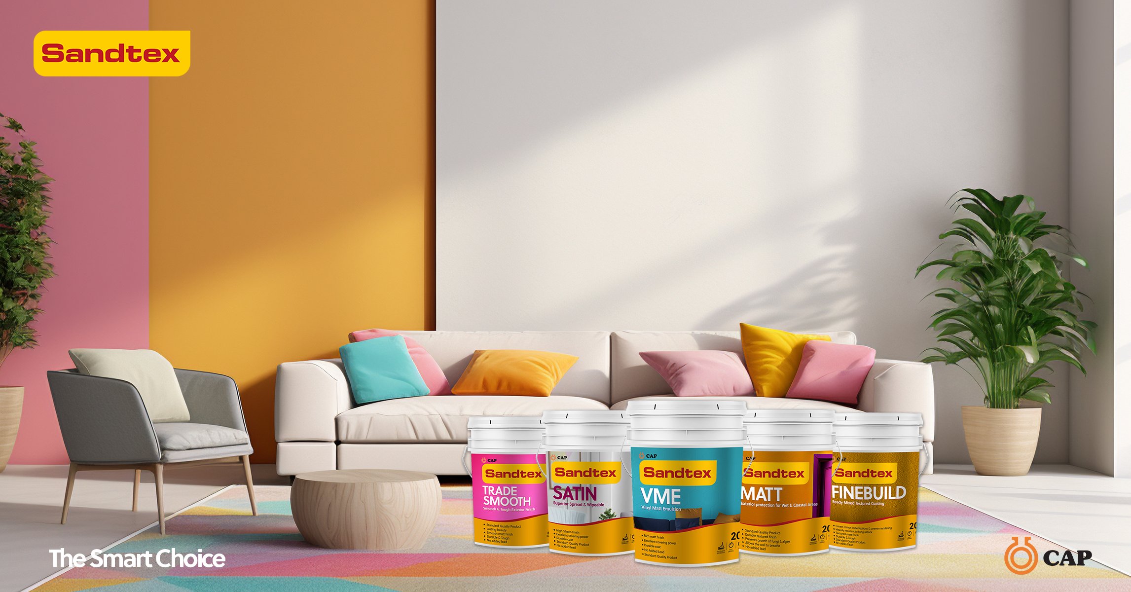 Sandtex Product Range — CAP Plc